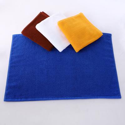 China 100% Sustainable Cotton White Customize Hotel Bath Floor Mat Towels for sale