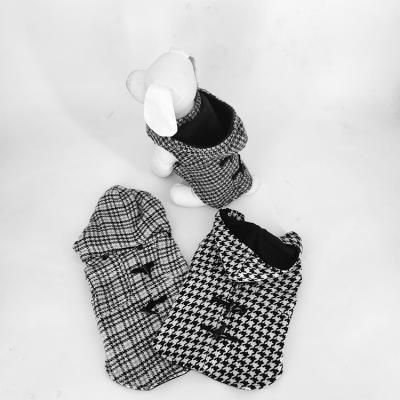 China Sustainable Modern Simple Medium Cheap Dog Coats Pet Clothes Plaid Lucury Dog Clothes for sale