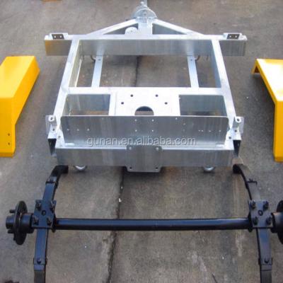 China Stainless Steel / Carbon Steel / Aluminum Hot Dip Galvanized Trailer Steel Frame OEM Welding Service For LED Transport Trailer for sale