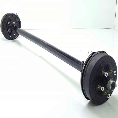 China Trailer Parts 3500 Pound Axle Assembly Trailer With Electric Brake General Straight Axle for sale