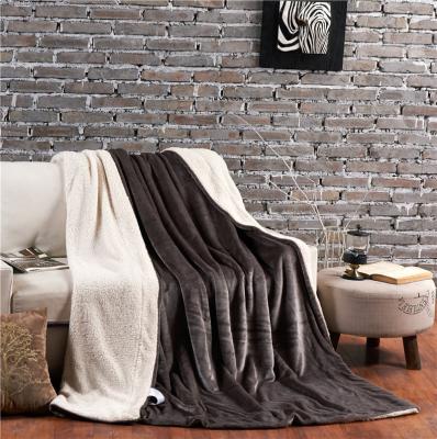 China Factory Direct Sale High Quality Flannel Sherpa Blankets Best Price Flannel Blanket PORTABLE Fleece Blanket for sale