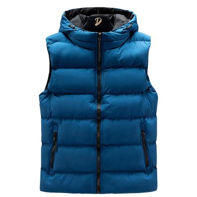 China Anti-wrinkle Air Pillow Men Waist Coat Padded Warm Keep Soft Fabric Winter Outdoor Multi Function Vest Jacket for sale