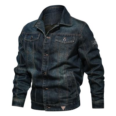 China Wholesale QUICK DRY Men's Wholesale Outdoor Casual Denim Jacket Turn-Down Collar Turn-Down Spring Jacket for sale