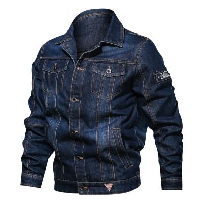 China Wholesale QUICK DRY Men's Wholesale Outdoor Casual Denim Jacket Turn-Down Collar Turn-Down Spring Jacket for sale