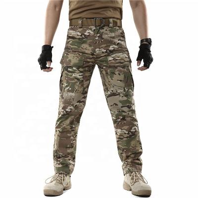 China Wholesale Anti-wrinkle Clothing Camouflage Waterproof Multi Canvas Men's Cargo Pockets Army Military Uniform Tactical Pants for sale