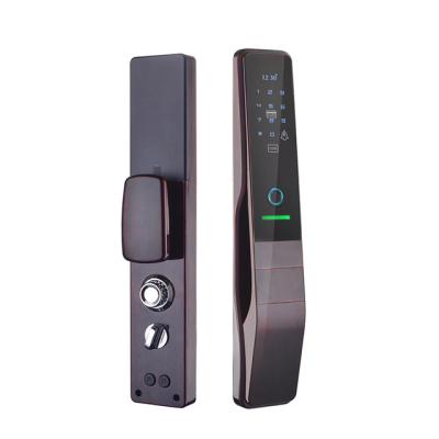 China Mobile Phone APP+ +Fingerprint+Password+RFID+Key Card New Digital Biometric Fingerprint Scanner Keyless Electronic Smart Door Lock From Netherlands for sale