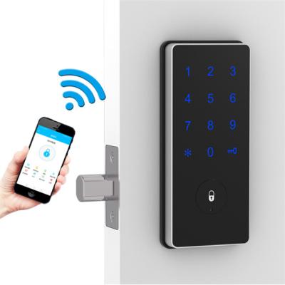 China Mobile phone APP+ +Fingerprint+password+dead maker password app ttlock wifi number combination pin code ttt digital smart door lock smart card swipe rfid door lock password app ttlock wifi UK price distance for sale