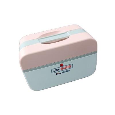 China LOGO First Aid Plastic Medical Box Family Medicine Plastic Organizer Medicine Drug Pill Case Customized Gift Premium With Handle for sale