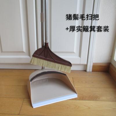 China Stainless Steel Home Dustpan with Broom Floor Brush and Dustpan Natural Amazon or Online Stores for sale