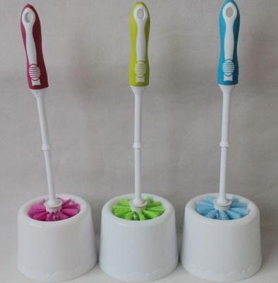 China Modern Plastic Toilet Cleaning Brush Holder Cleaning Bathroom Brush for sale