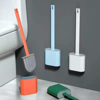 China Modern Toilet Brush Silicone Cleaning WC Bathroom Brushes PP Cleaning Brush for sale