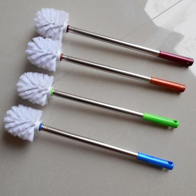 China Durable Stainless Steel Handle Toilet Cleaning Brush For Bathroom WC Cleaner for sale