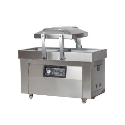 China WANHE CE Food Seafood Fish Pillow Vacuum Sealer Meat Sausage dz500 Double Chamber Cheese Vacuum Packing Machine for sale