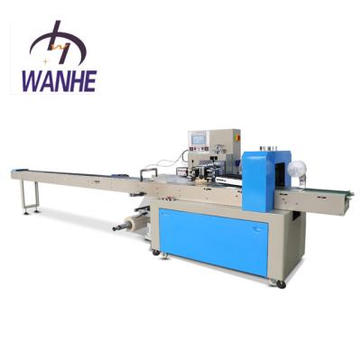 China WANHE Food Horizontal Biscuit Chocolate Bar Pillow High-speed Automatic Packing Machine for sale