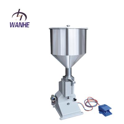 China Manual Food 5-50ml Manual Pressure Bottle /can Water Filling Machine For Paste for sale