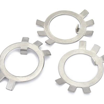 China Retainer Serrated Tooth Seals For Round Nuts Q 408 Stainless Steel GB858 Retaining Nuts For Round Nuts for sale