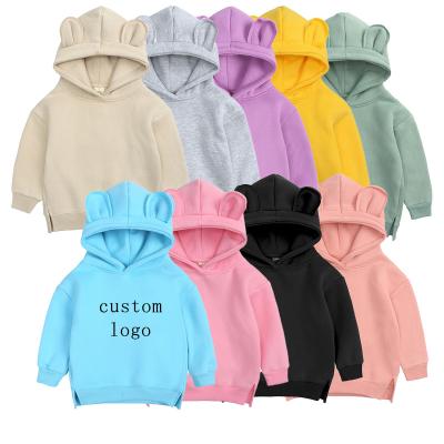 China Breathable Wholesale Kid Hoodies Plain Custom Pattern Kute Toddler Winter Baby Hoodie for sale