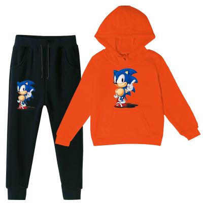 China Hot Game Sonic Baby Kid Hoodies Toddler Drop Sleeve Tracksuits Wholesale Breathable Long for sale