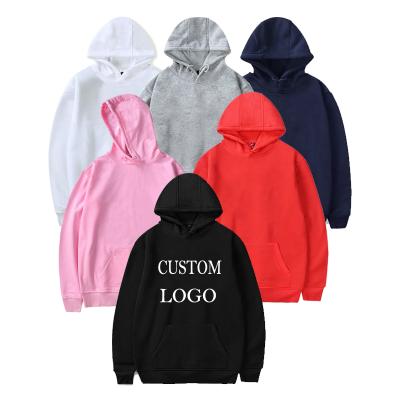 China High Quality Streetwear Anti-wrinkle Pull Over Custom Logo Unisex Plain Cotton Men's Gym Hoodie for sale