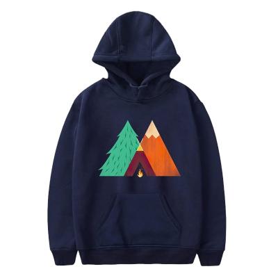 China Anti-Wrinkle Winter Polyester Long Sleeve Sweatshirt Printed Adventure Camping Hoodie for sale