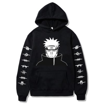 China Hot Selling Anti-wrinkle Stretching Fashion Cut And Sew Sweatshirt Men'S Anime Narutoes Hoodie for sale