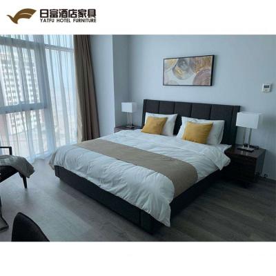 China Mordern economy guest house bedroom hotel room furniture set, classic furniture design bedroom boarding furniture for sale