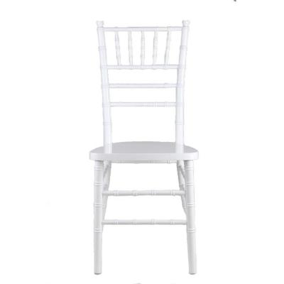 China Wood Wedding Stackable Tiffany Chiavari Chair, Mordern White Wooden Leg Modern Banquet Hall Chairs For Sale for sale