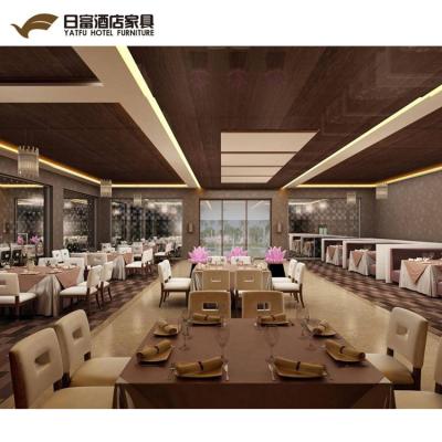 China Modern Restaurant Dining Table Chair Set / Modern High End Hotel Restaurant Furniture for sale