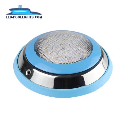 China Wall Mounted Swimming Pool Light 304 Stainless Steel RGB Color LED Pool Light for sale