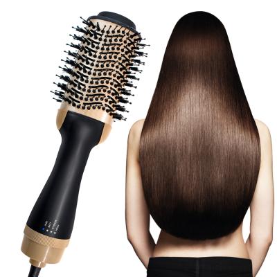 China Multifunctional Hot and Cold Wind Hot Air Comb Hair Dryer Hair Stick Straight Hair Styling Comb for sale