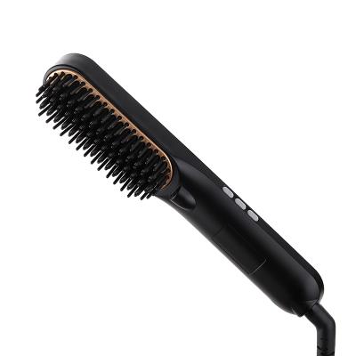 China Curly Hair Straightener Comb Safety Hair Tool Safety Hair Comb Electric Straight Hair Comb Curling Brush for sale