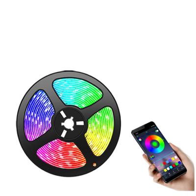 China Residential Led Strip Light RGB 5050 Bluetooth App Control 5V USB Led Strip Ribbon Diode Flexible Strip For TV Backlight Room Decoration for sale