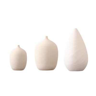 China Modern Dry Ceramic Vases Flower Arrangement Living Room Decoration Vase Minimalist Living Room Bedroom Floor Standing for sale