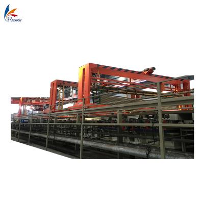 China Automatic Single Arm Zinc Plating Machine Free Spare Parts 100 Tons 50x13x1 M Te koop