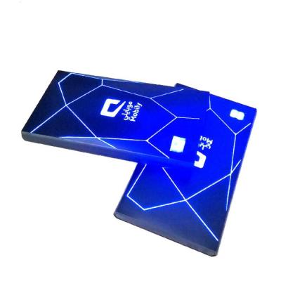 China 2019 New Portable ABS Power Bank With LED Lighted Logo , 4000mAh Mobile Charger Power Bank for sale