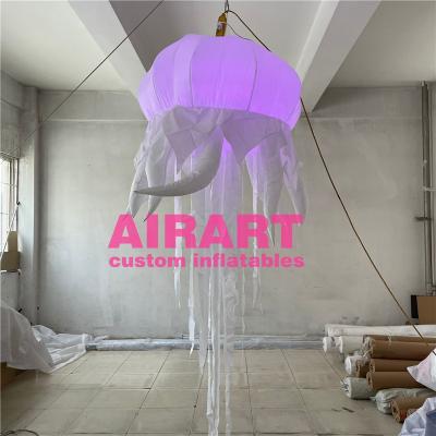 China Inflatable LED Advertising Hang Jellyfish for Party Decoration for sale