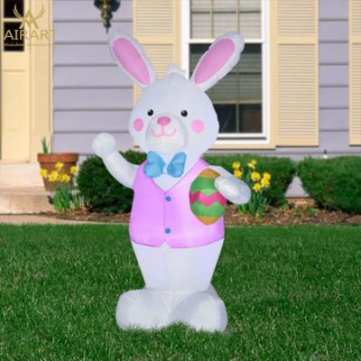 China Advertising Or Decoration Large Inflatable Rabbit For Easter Festival Decoration Inflatable Balloon for sale