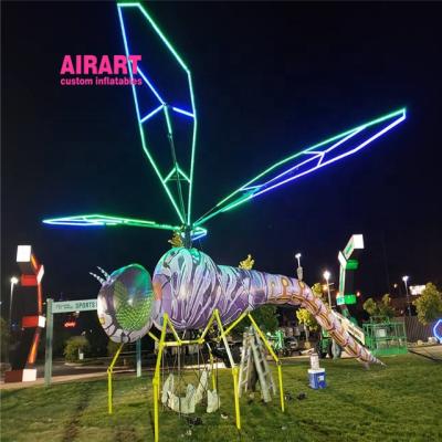 China targets & Decoys Customized Giant Stage Decoration Inflatable Dragonfly For Music Event Vocal Concert for sale