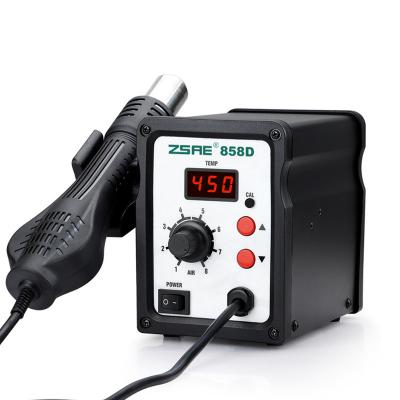 China Hot Repair ZSAE 858D Pneumatic Gun Hot Air Desoldering Rework Station For Mobile Phone Product Electrical Repair for sale