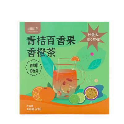 China Soak In Hot Water Green Orange Passionflower Passion Fruit Orange Tea Source Plant Fruit Scented Tea Cold Infusion Tea Blend for sale