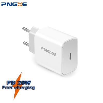 China Mobile Phone PNGXE 20W Palladium Chargers 5v3a/9v2a Wall Home Fast Charging USB C Fast Charger For Iphone 12 for sale