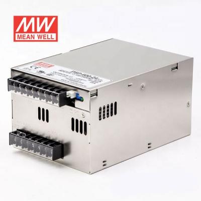 China Metal Shell RSP-600-24 24V 600W with PFC and Parallel Function MID WELL Power Supply DC Changeover Fan for sale