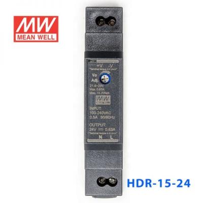 China Plastic Shell HDR-15 15W 5V/12V/24V48V DIN RAIL AC-DC MEANS PIT SWITCHING POWER SUPPLY for sale