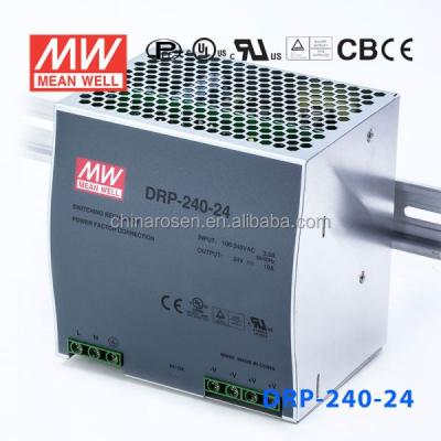 China ORIGINAL Meanwell DRP-240-24 AC-DC DIN DRP-240-24 Single Rail 240W 24V 10A Switch Power Supply for sale