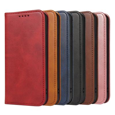 China Luxury Shockproof PU Leather Back Cover Soft Genuine Purse Flip Cover Leather Case Cheap Privacy Wallet Phone Case for sale