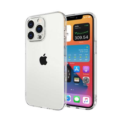 China 2021 Shockproof For Iphone 13 Pro Max Sell Hot Mini Cell Clear Transparent Soft TPU Phone Case 2.0mm Cover for sale