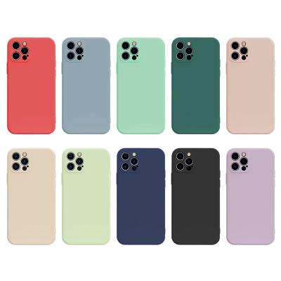 China Funda De Silicona Para Telefono For Iphone12mini Shockproof Silicone TPU Phone Case For Iphone 12 for sale