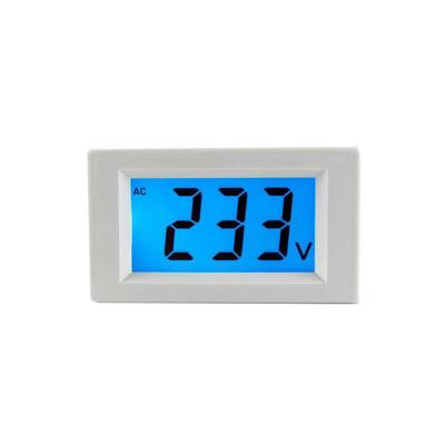 China 80-500V Blue LCD Digital Voltage Volt Meter 110V 220V 380V Selfpower White LCD D85-120 for sale