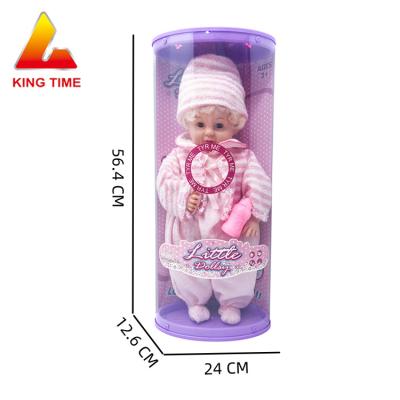 China 20 Inch Educational High Quality Barrel Packing Reborn Baby Dolls Silicone Boy And Girl Gift With 6 Sounds IC Toys Plastic Doll for sale