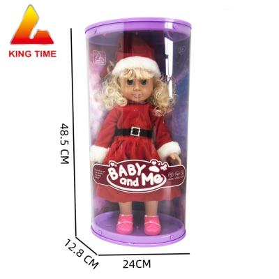 China 13 Inch Educational Cotton Body Newborn Baby With Lovely Hair Girl Baby - Real Plastic Doll Toy For Child Christmas Gifts for sale